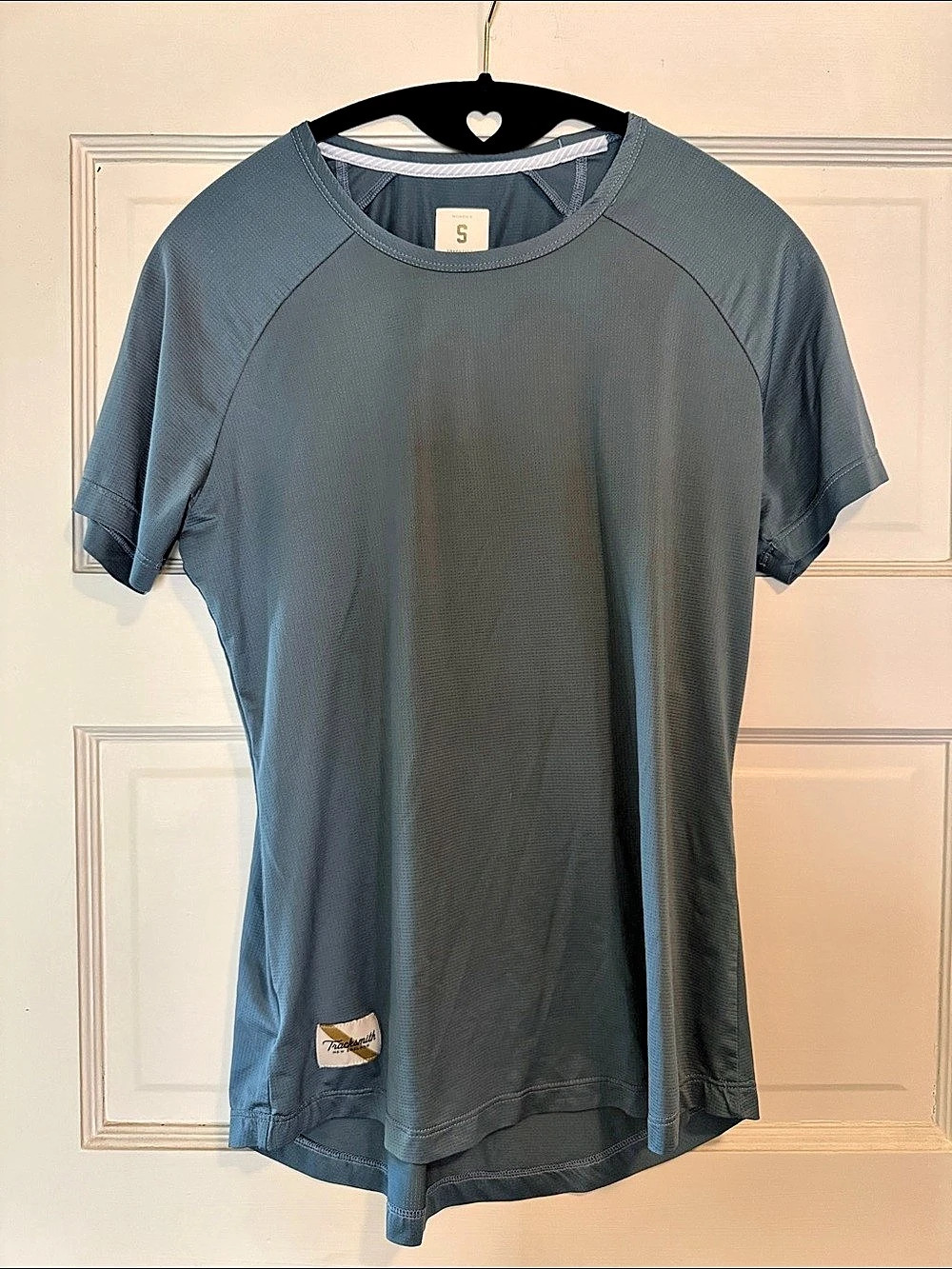 Tracksmith Twilight Tee Athletic Short Sleeve Blue Small